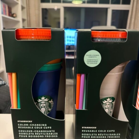 NWT Starbucks Reusable Cups - Picture 3 of 6